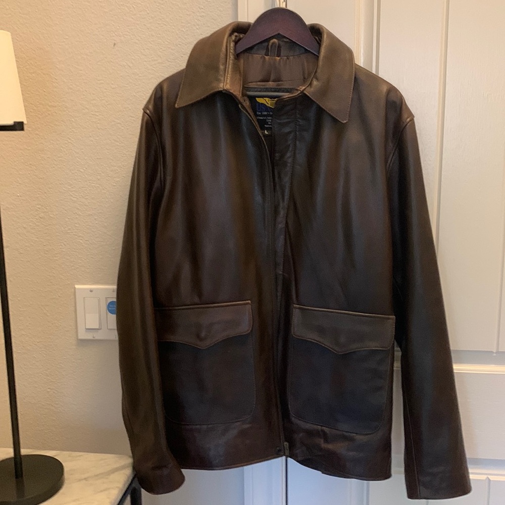 Men’s Leather Coat